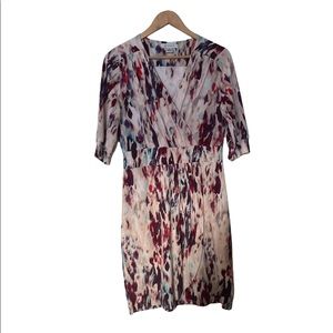 💋 Classy Liz Clairborne impressionist dress